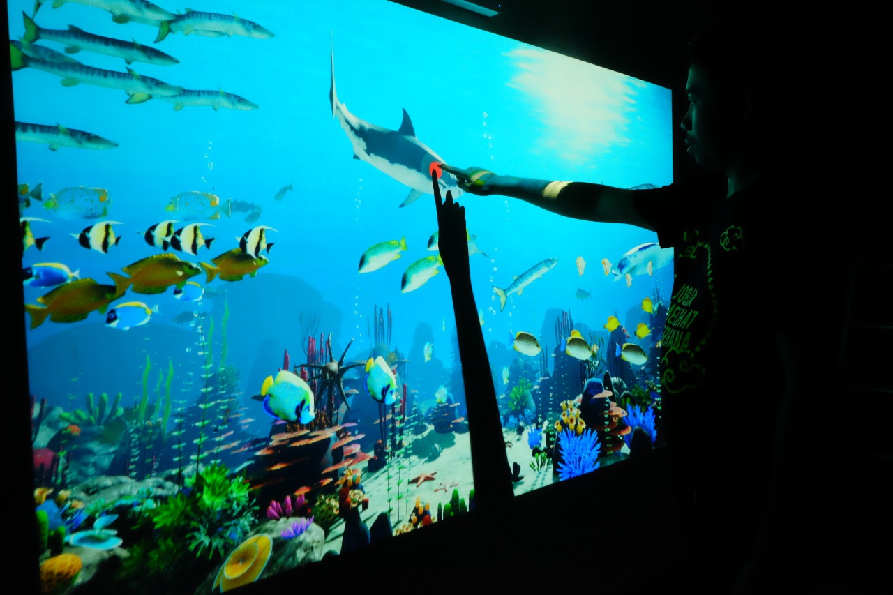 Taman Pintar Aquarium air laut jogja Taman Pintar Aquarium air laut jogja